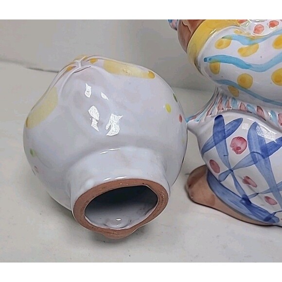 Cat Holding Fish Teapot Hand Painted World Bazaars Inc. - Picture 7 of 8